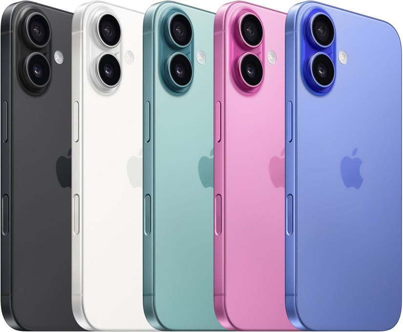 Apple公式 iPhone16 機種画像